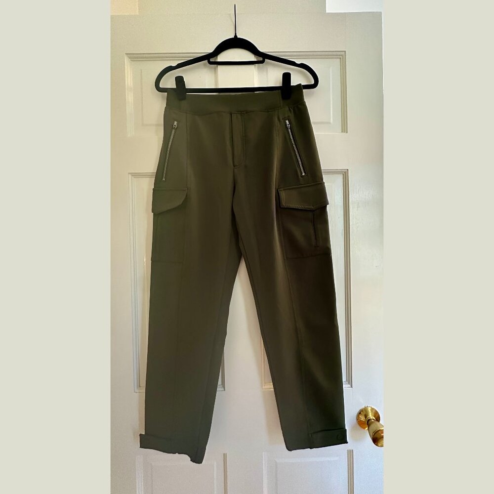 Athleta Endless High Rise Cargo Pant in Aspen Olive
